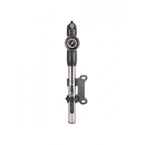 Oxford Airflow Strike Alloy Mini Pump with Gauge at JTS Biker Clothing